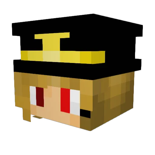 die_wilde_waage Minecraft avatar head, 3D render
