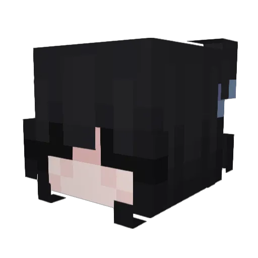 diea Minecraft avatar head, 3D render