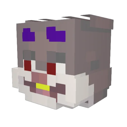 diegandres1234 Minecraft avatar head, 3D render