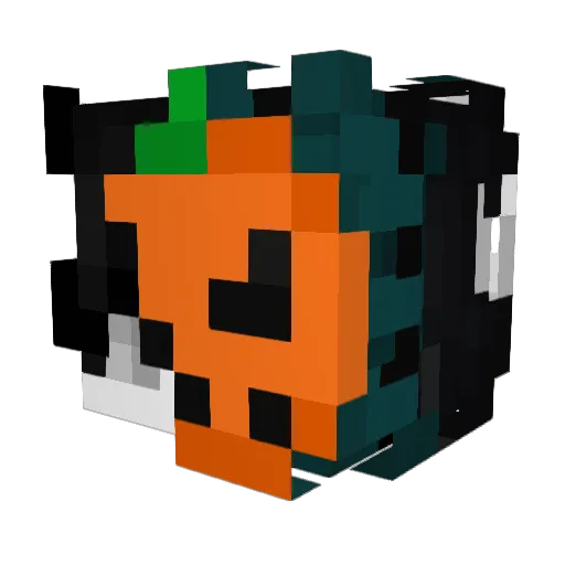 diegoCKing Minecraft avatar head, 3D render