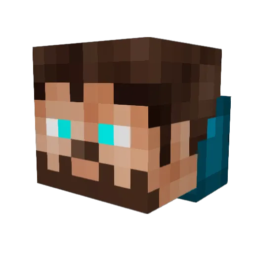 diego_vijil Minecraft avatar head, 3D render