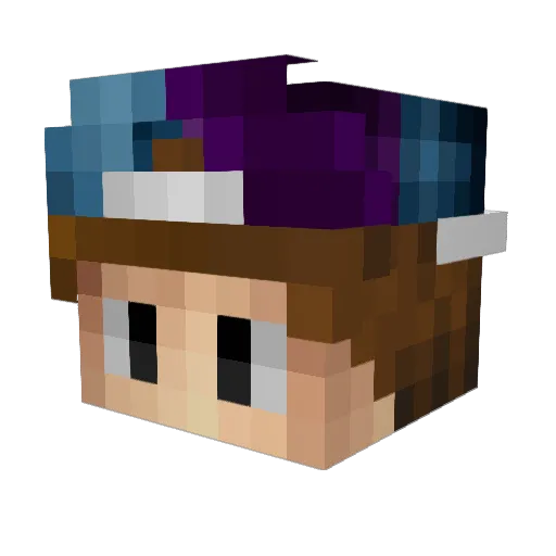 diegof2104 Minecraft avatar head, 3D render