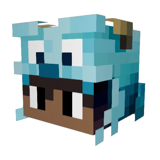 diegolis13 Minecraft avatar head, 3D render