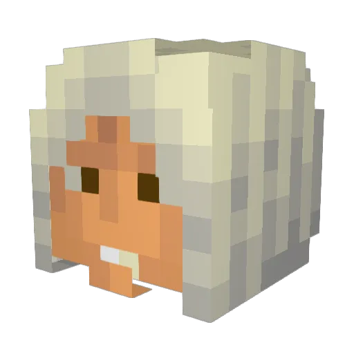 diegom2gamer Minecraft avatar head, 3D render