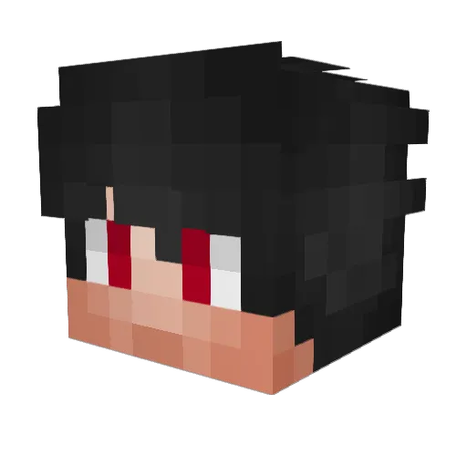 diegoorge Minecraft avatar head, 3D render