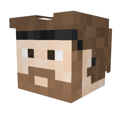 diegordo69 Minecraft avatar head, 3D render