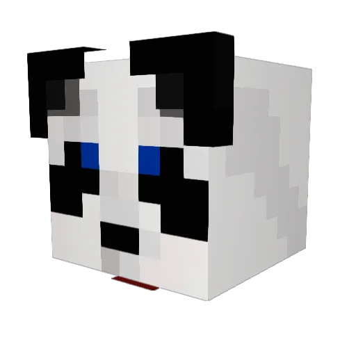 diegoruam Minecraft avatar head, 3D render
