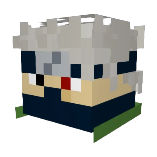 diegouc18 Minecraft avatar head, 3D render