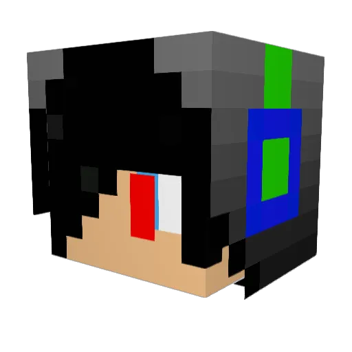 diehard541 Minecraft avatar head, 3D render