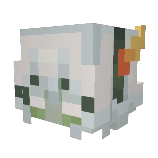 diehardHabit Minecraft avatar head, 3D render