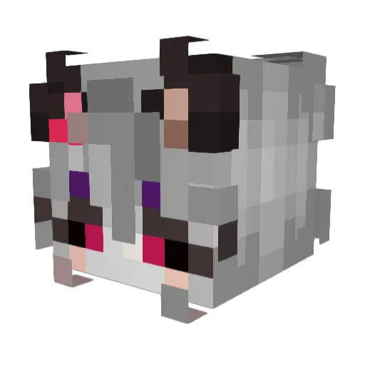 dieharper Minecraft avatar head, 3D render