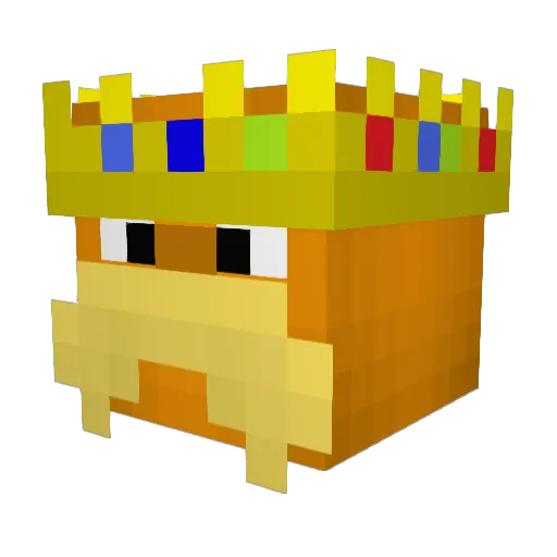dieheight Minecraft avatar head, 3D render