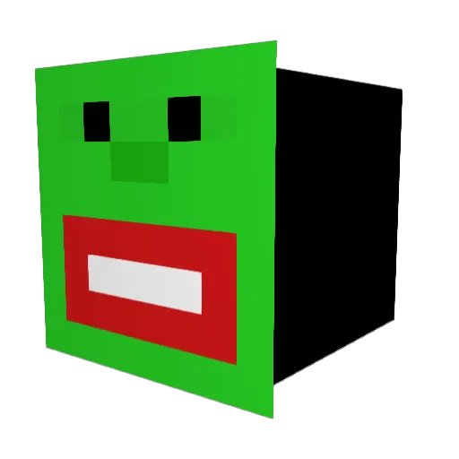 diejordi Minecraft avatar head, 3D render