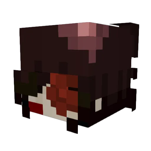 diekoda Minecraft avatar head, 3D render