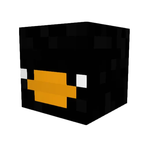 dieseEnte3 Minecraft avatar head, 3D render