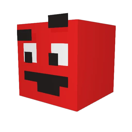 dietcoke234 Minecraft avatar head, 3D render