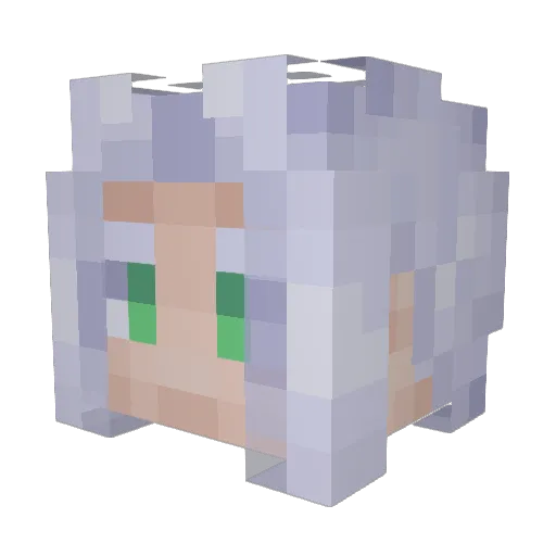 dietlemon Minecraft avatar head, 3D render