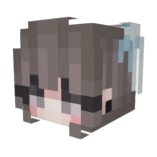 dietonyy Minecraft avatar head, 3D render