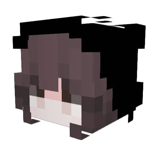diewaltraud Minecraft avatar head, 3D render