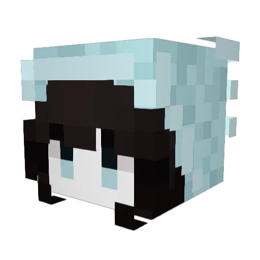 diewithmemories Minecraft avatar head, 3D render