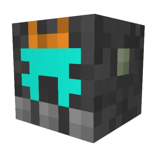 dieyaw Minecraft avatar head, 3D render