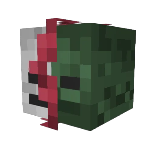 diezom Minecraft avatar head, 3D render