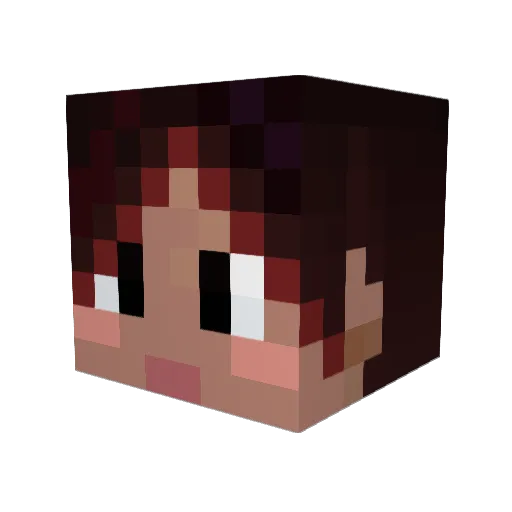 difk14 Minecraft avatar head, 3D render
