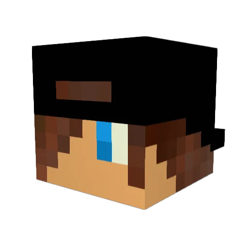 difsthlm Minecraft avatar head, 3D render