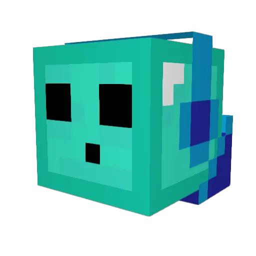 digdug123456 Minecraft avatar head, 3D render