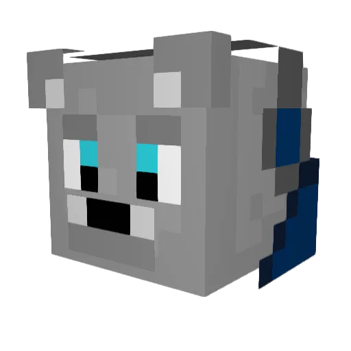 digga0815 Minecraft avatar head, 3D render