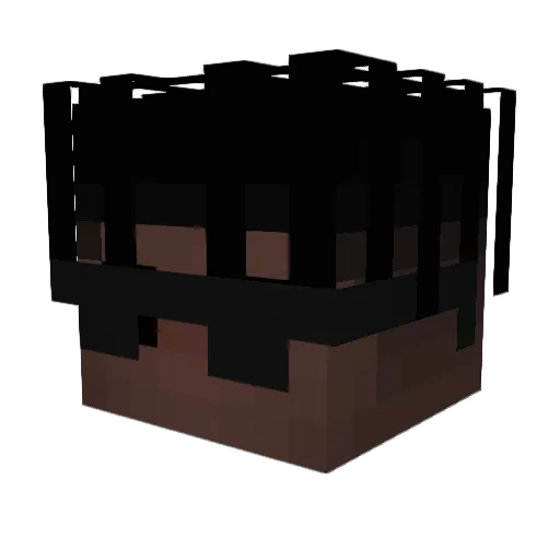 diggadfanboy Minecraft avatar head, 3D render