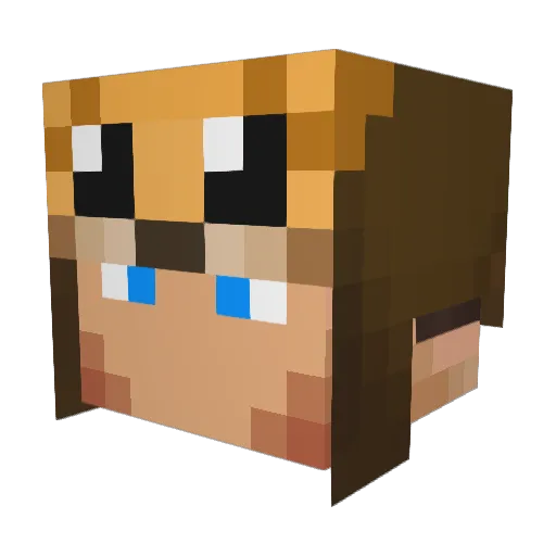 diggar236 Minecraft avatar head, 3D render