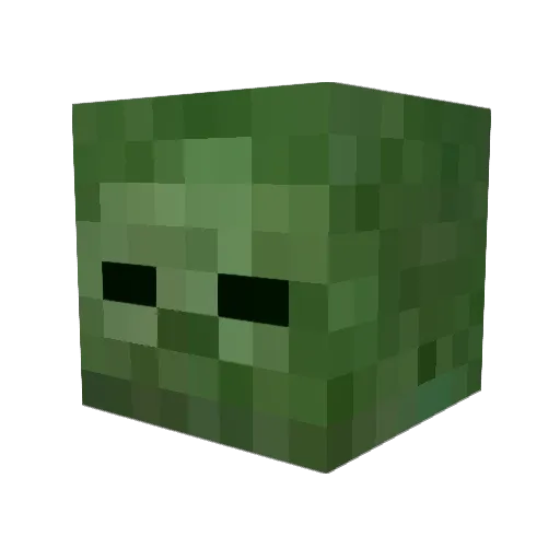 digger550 Minecraft avatar head, 3D render