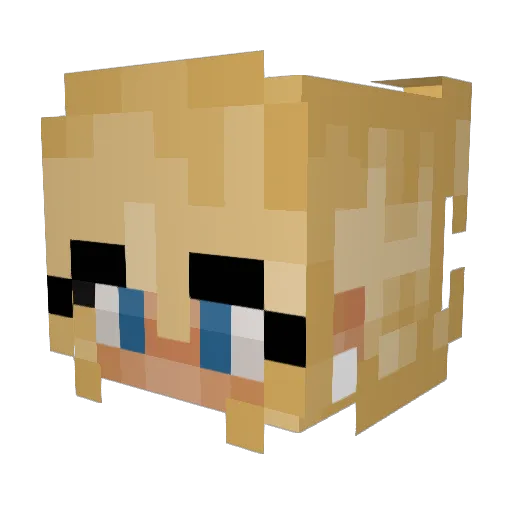 diggylenz Minecraft avatar head, 3D render