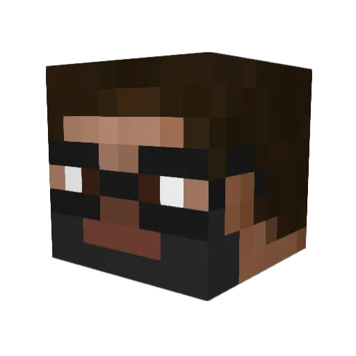 digi98 Minecraft avatar head, 3D render