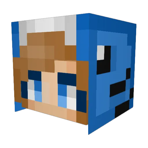 Minecraft-Avatar von digi_x3: Kopf als 3D-Render