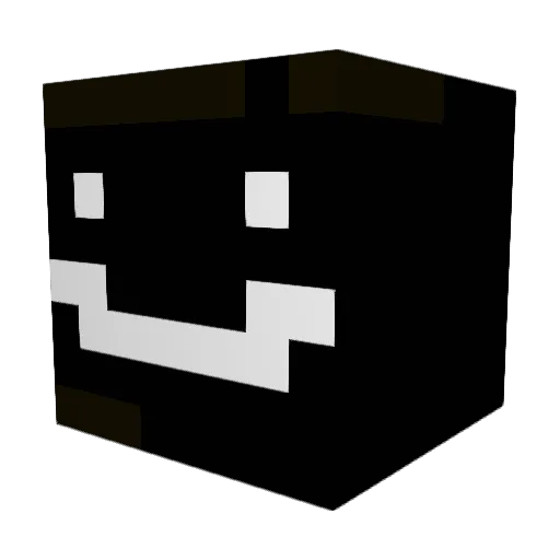 digicow Minecraft avatar head, 3D render
