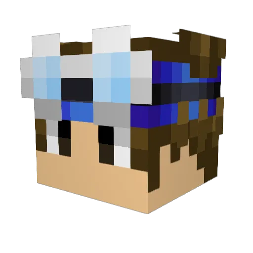 digimon1245 Minecraft avatar head, 3D render