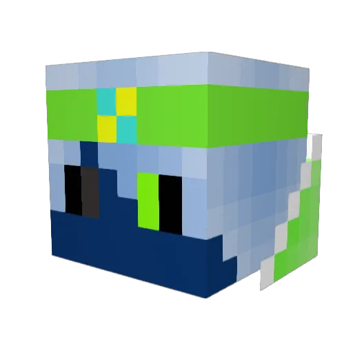 digimon_fanatic Minecraft avatar head, 3D render