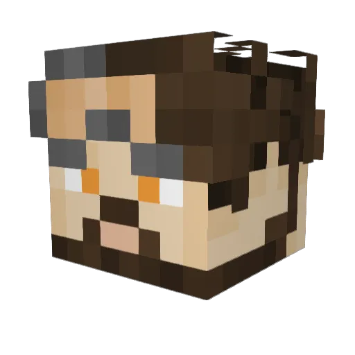 digita101 Minecraft avatar head, 3D render