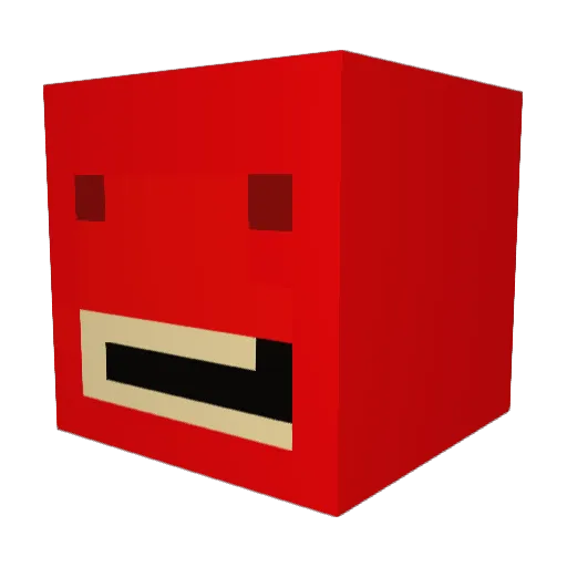 digitalage1 Minecraft avatar head, 3D render
