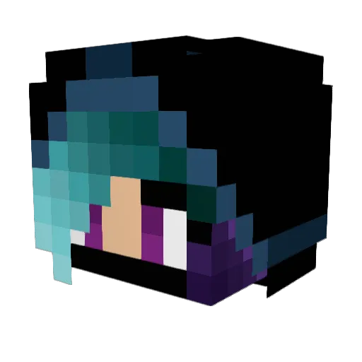 digitalgraffiti Minecraft avatar head, 3D render