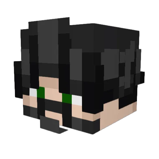 digitalguilt Minecraft avatar head, 3D render