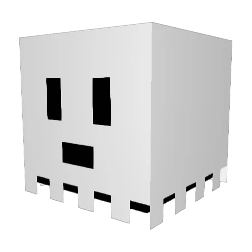 dijeez Minecraft avatar head, 3D render