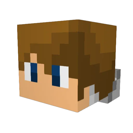 dillingen1234 Minecraft avatar head, 3D render