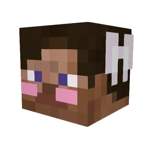 dilloooon Minecraft avatar head, 3D render