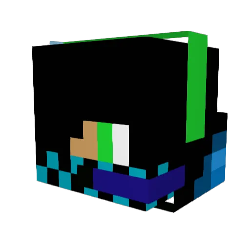 dillyboy1 Minecraft avatar head, 3D render