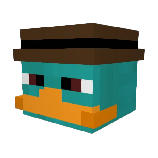 dillynicky Minecraft avatar head, 3D render
