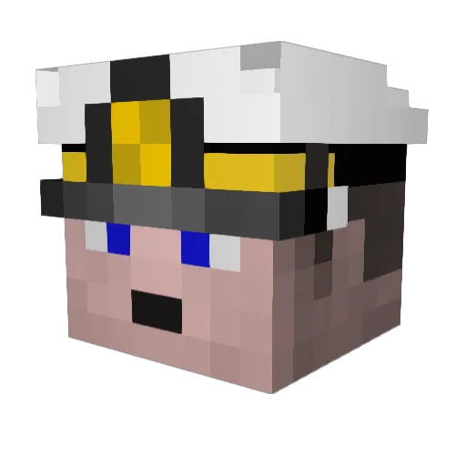 dilmansaeed Minecraft avatar head, 3D render