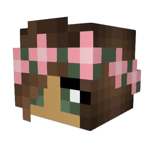 dilphsmasher Minecraft avatar head, 3D render